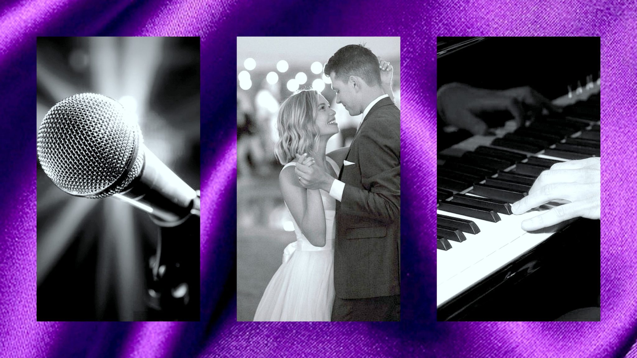 Live bruiloft muziek, artiest of muzikant boeken voor uw bruiloft, DJ, pianist, zanger, band